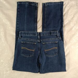 Riders By Lee Jeans 6M Darkwash Blue Classic Fit Stretchy Midrise Straight Leg